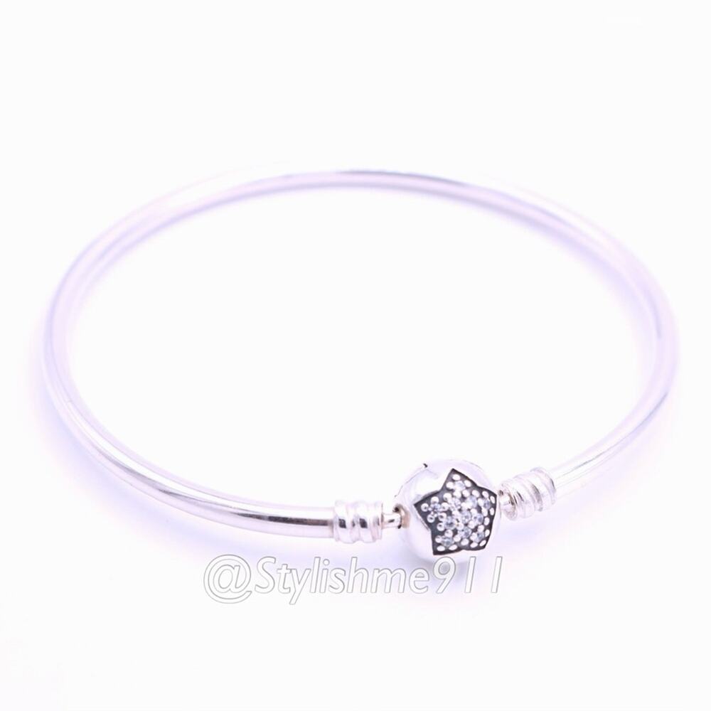 Authentic Pandora Moments Silver You're A Star Limited Edition Bangle